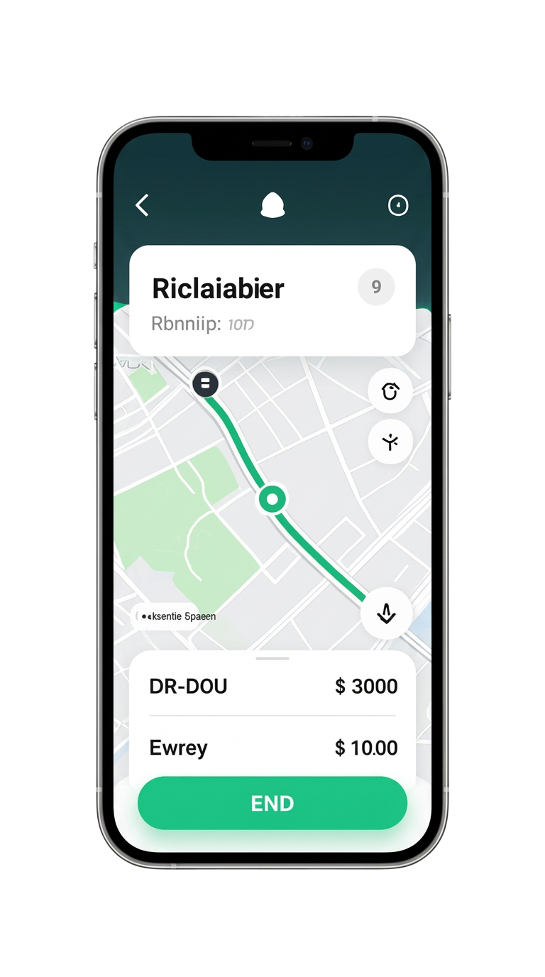iSERVU ride request screen